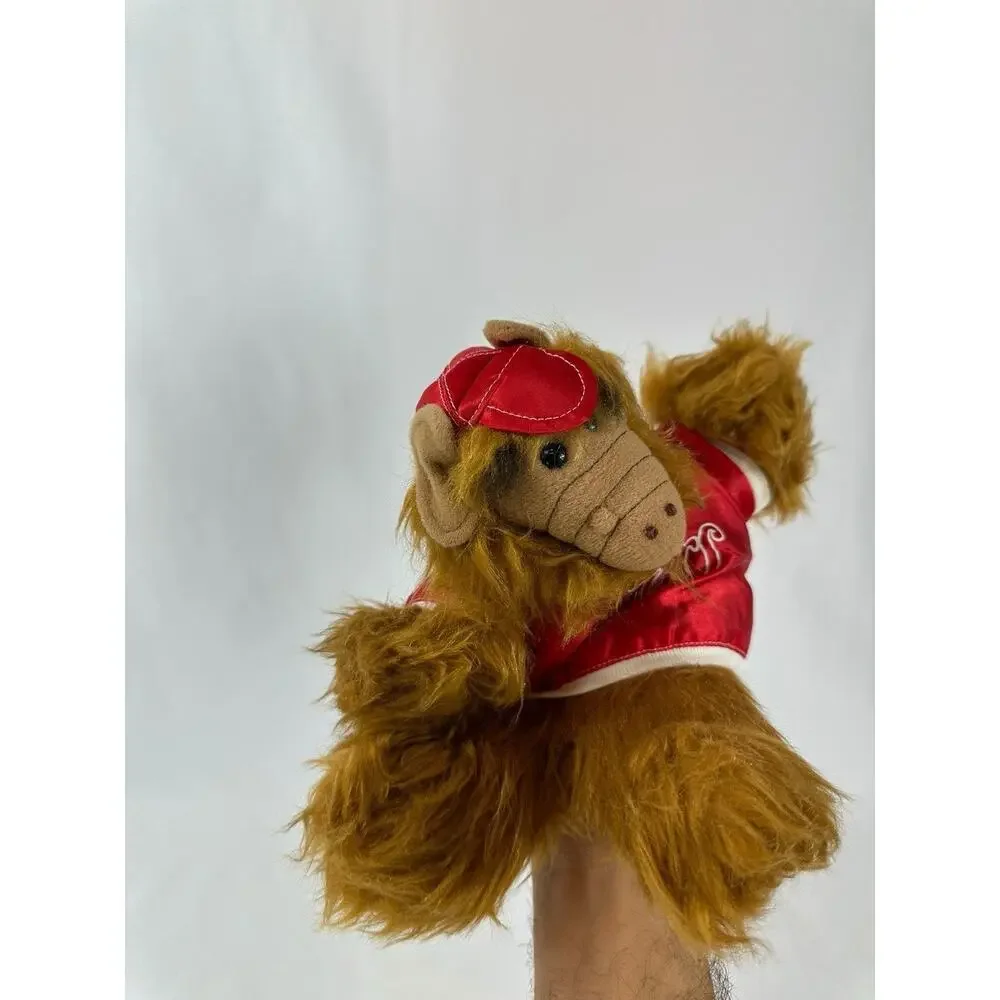 Vintage ALF Hand Puppet Sports Jersey #1 1980s Stuffed Plush Toy